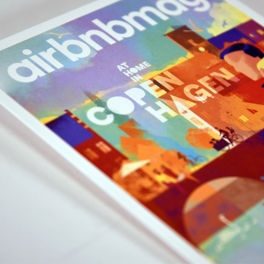 airbnbmag front cover with illustration