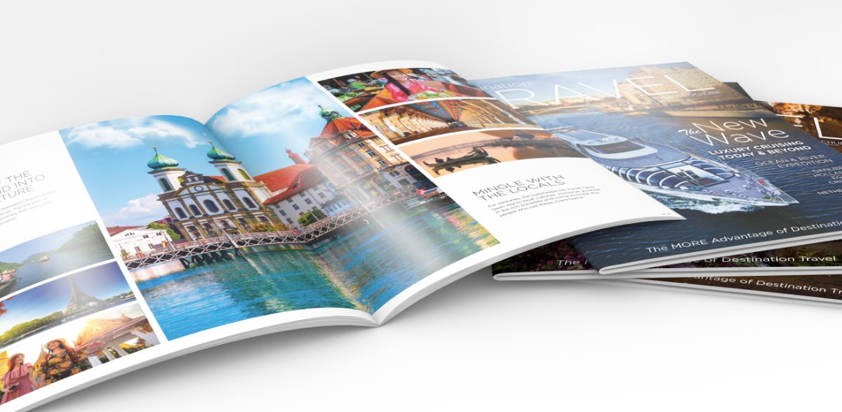 HP Pagewide Webpress travel brochure sample